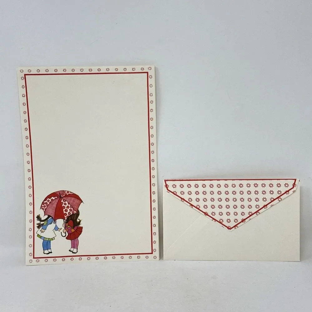 Montag Sittin Pretty Critter Sitters Stationery Raccoons Partial Box VTG 80s Lot